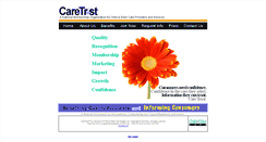 Desktop Screenshot of caretrust.com